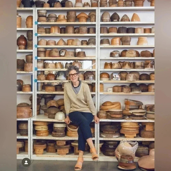 NEW NWT Lola Hats of NY Pinked Fedora 7199 100% Rabbit Hair Wool in Peacock - Picture 13 of 14